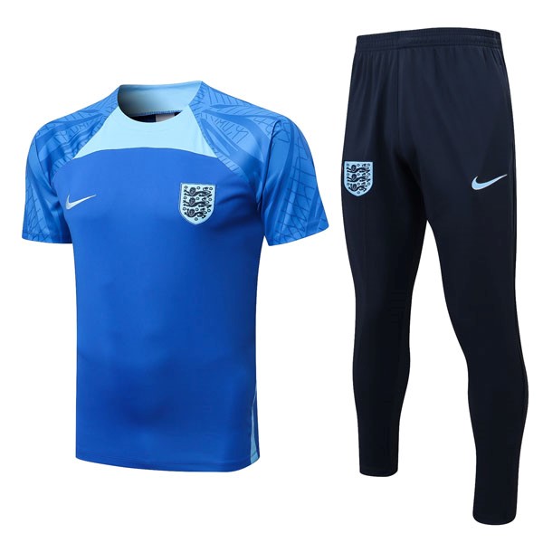 Camiseta Inglaterra Conjunto Completo 2022-2023 Azul
